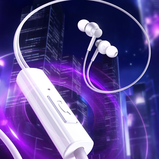 Casti audio in-ear cu fir Type-C Baseus Encok CZ11, alb