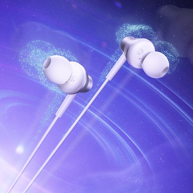 Casti audio in-ear cu fir Type-C Baseus Encok CZ11, alb