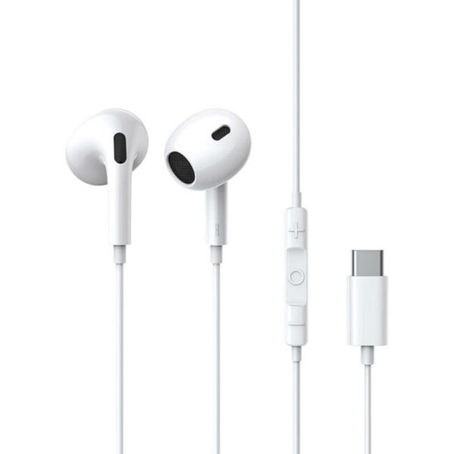 Casti cu fir audio USB-C half-in-ear Baseus Encok CZ17, alb