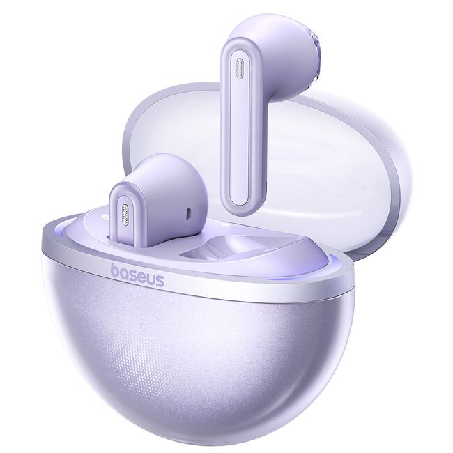 Casti wireless Earbuds half-in-ear TWS Baseus Bowie E5, mov