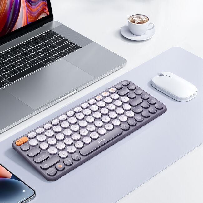 Tastatura ergonomica wireless Baseus K01A, B00955503833-00