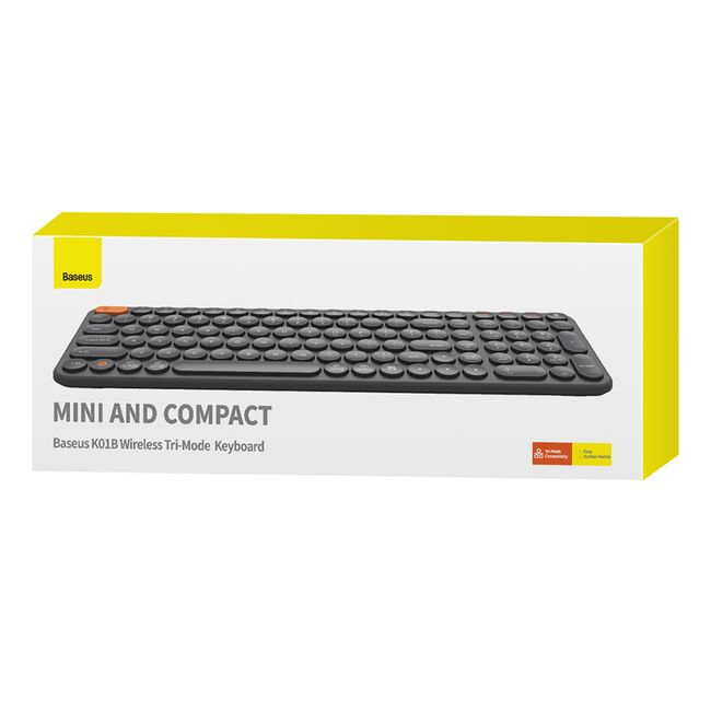 Tastatura ergonomica wireless Baseus K01B, B00955504833-00