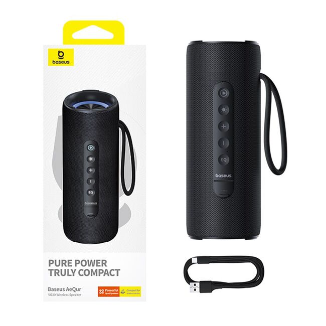 Boxa Bluetooth portabila RGB cu bass Baseus, A20067900117-00