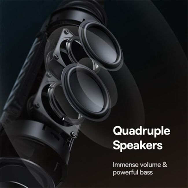 Boxa Bluetooth portabila RGB cu bass Baseus, A20067900117-00
