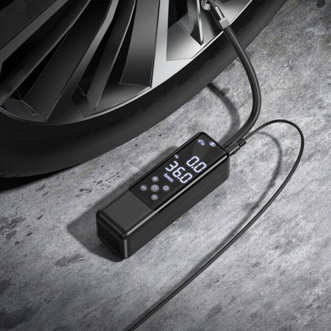 Compresor aer auto portabil Hoco ZP5, 3.5bar, negru