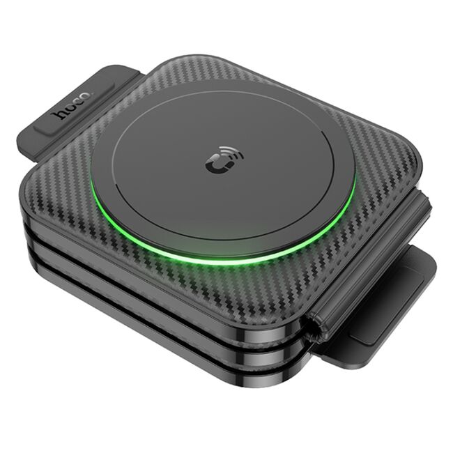 Statie de incarcare telefoane, casti, ceas Hoco CQ4, 15W, negru