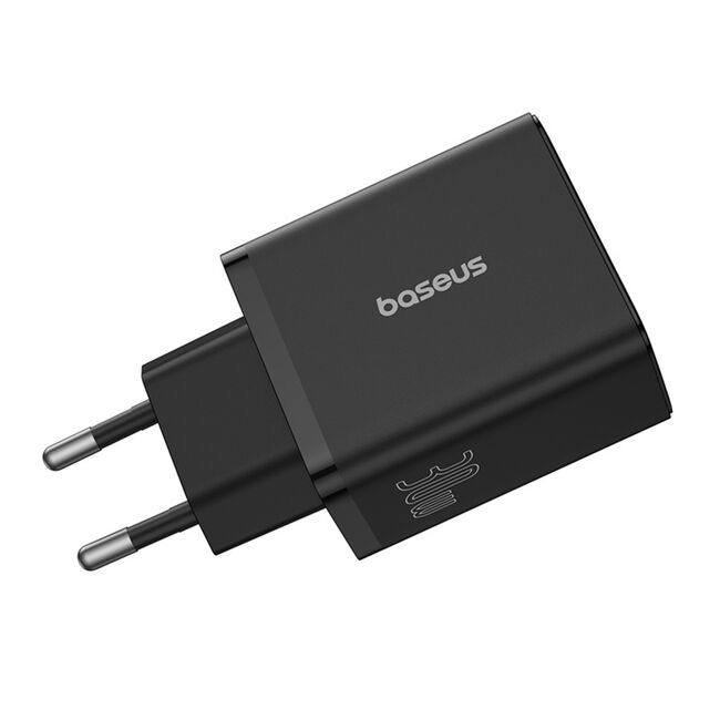 Incarcator GaN priza 2x USB, Type-C, Fast Charging, 30W Baseus, P10111402113-00