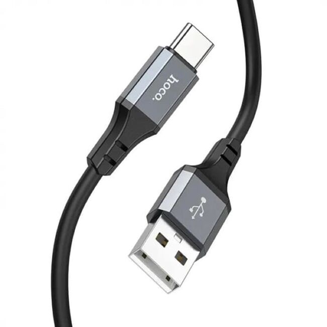 Cablu de date USB la Type-C, 3A, 3m Hoco X92, negru
