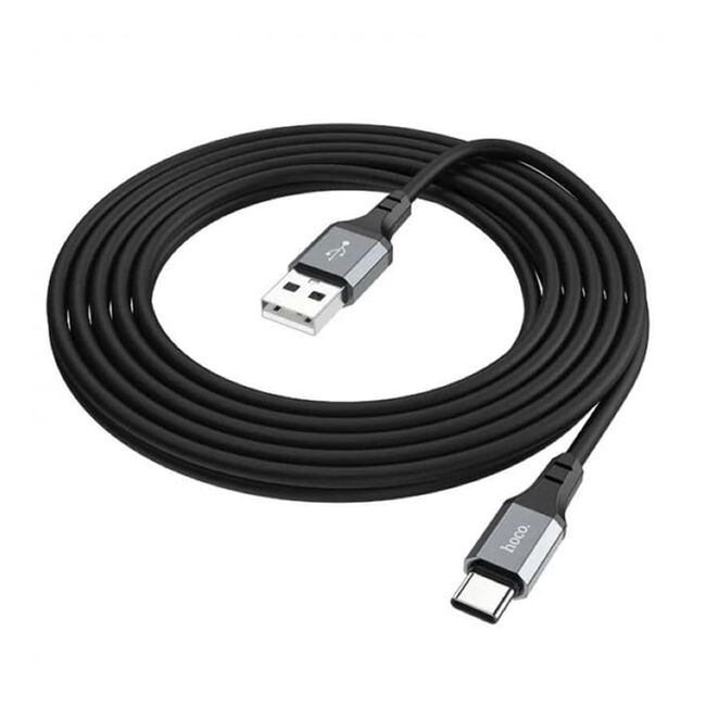 Cablu de date USB la Type-C, 3A, 3m Hoco X92, negru