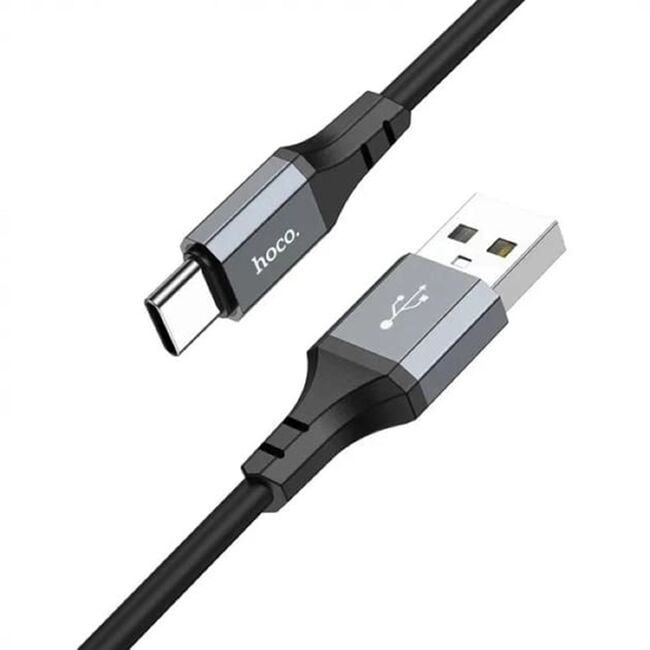 Cablu de date USB la Type-C, 3A, 3m Hoco X92, negru