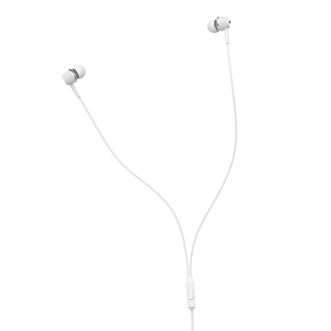 Casti audio in-ear cu microfon Jack 3.5mm Hoco M70, 1.2m, negru