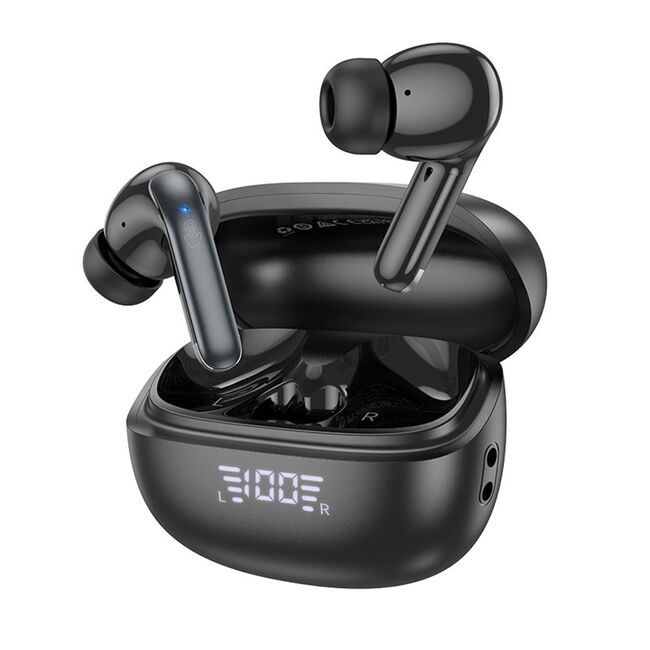 Casti Bluetooth True Wireless ANC, ENC Hoco EQ5, negru