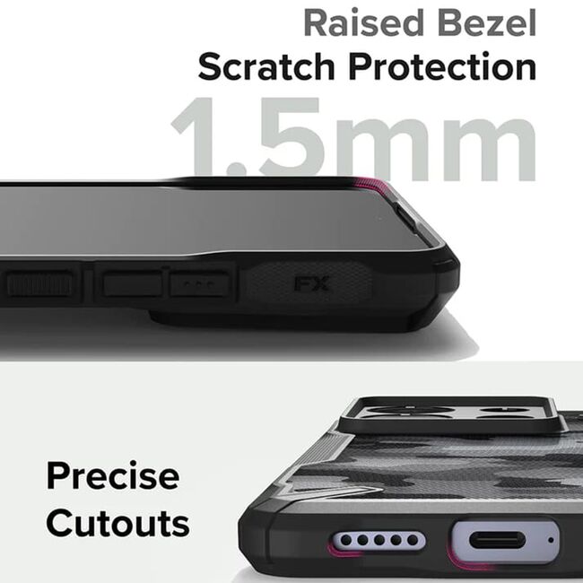 Husa Xiaomi Redmi Note 13 Pro 5G Ringke Fusion X Design, camo black