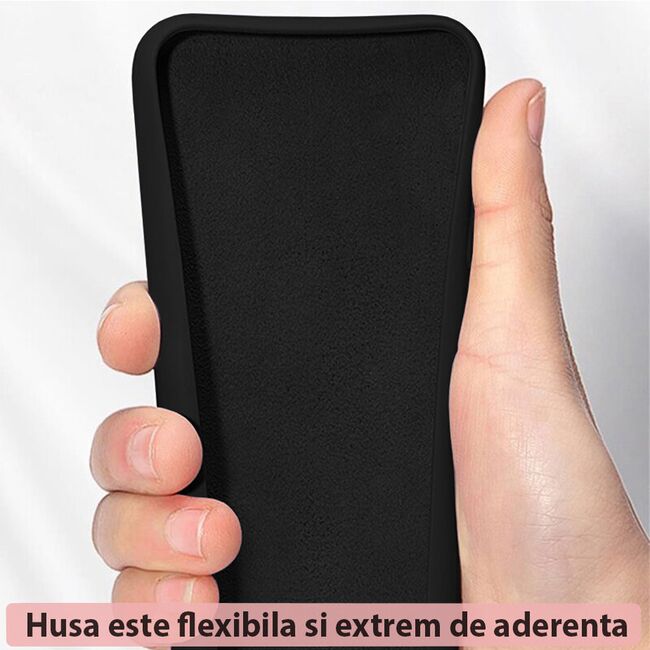 Husa OnePlus 12 Techsuit Soft Edge Silicone, negru