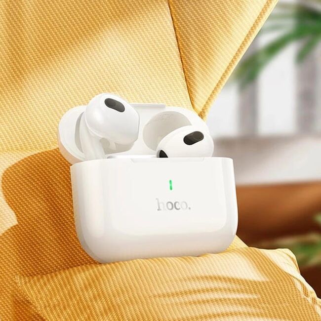 Casti True Wireless ANC Bluetooth in-ear Hoco EW58, alb