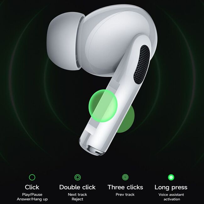 Casti Bluetooth True Wireless Hi-Fi in-ear Hoco EW59, alb