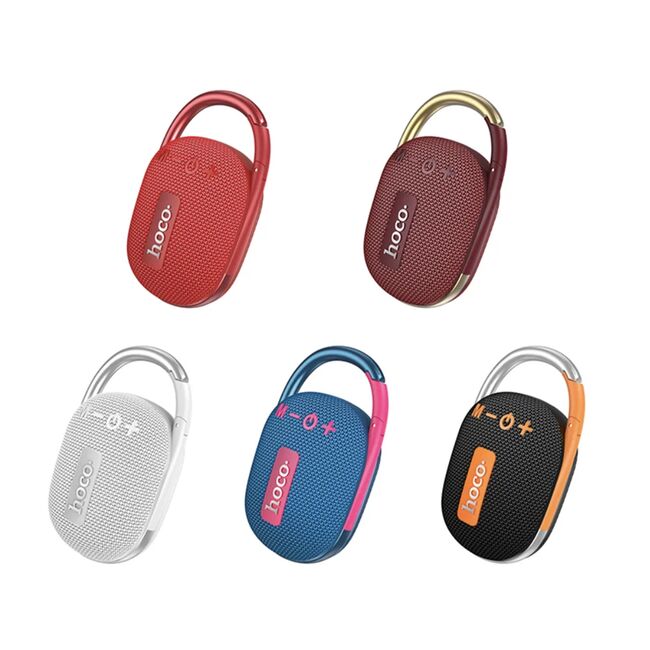 Mini boxa Bluetooth TWS Hi-Fi Hoco HC17 cu holder curea, negru
