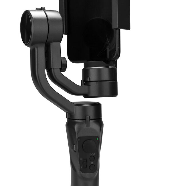 Stabilizator imagine, pentru telefon, cu Sport Inception si Face Tracking - Techsuit (F6) - Black