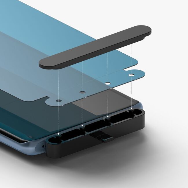 [Pachet 2x] Folie OnePlus 12R Ringke Dual Easy Film Full Coverage, transparenta