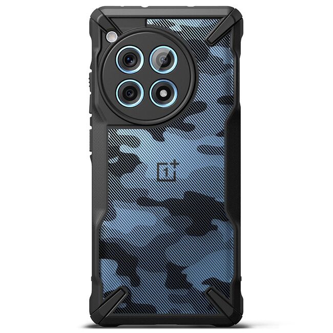 Husa OnePlus 12R Ringke Fusion X, camo black