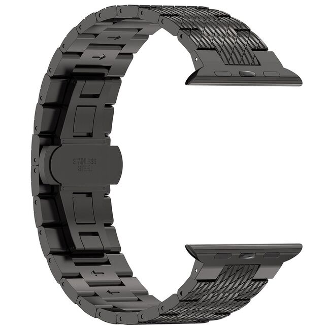 Curea pentru Apple Watch 4, 5, 6, 7, 8, 9, SE, SE2, Ultra, Ultra 2 (42/44/45/49mm) - negru