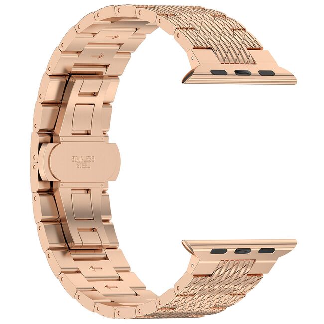 Curea pentru Apple Watch 4, 5, 6, 7, 8, 9, SE, SE2, Ultra, Ultra 2 (42/44/45/49mm) - roz inchis