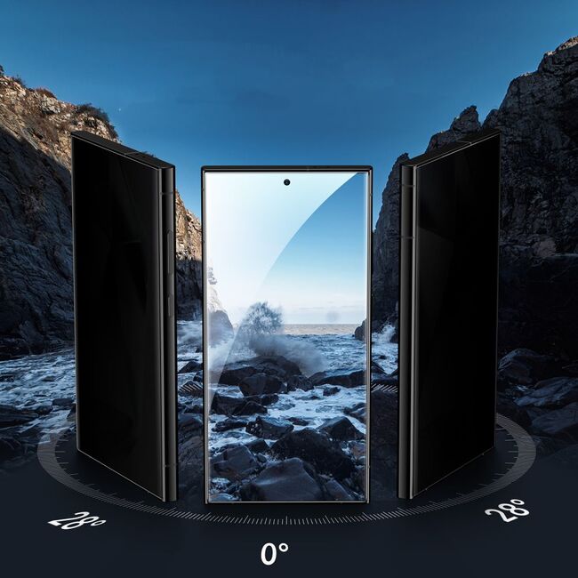 Folie protectie privacy pentru Samsung Galaxy S24 Ultra ESR Tempered Glass