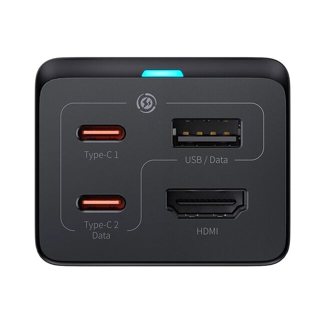Statie de incarcare Charging Station GaN5 Pro (CCGP110201) - HDMI 4K, 2xType-C, USB, 67W, 1.5m, Cablu Type-C, 100W, 40Gbps, 1m, negru, CCGP110201