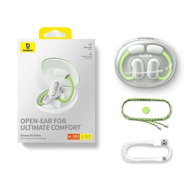 Casti open-ear Bluetooth TWS Baseus, A00064400121-00