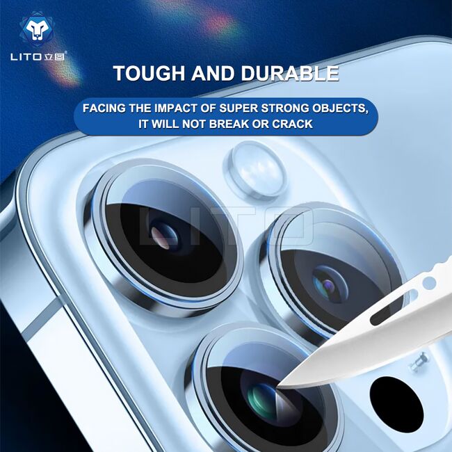 Folie de protectie lentile iPhone 13 Pro / 13 Pro Max Lito - S+ Camera Glass Protector