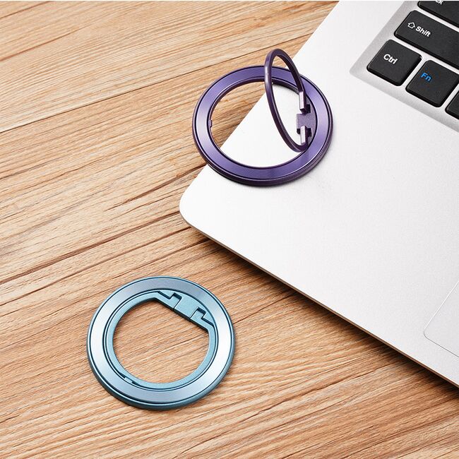 Suport inel telefon iRing MagSafe Techsuit MPR2, albastru
