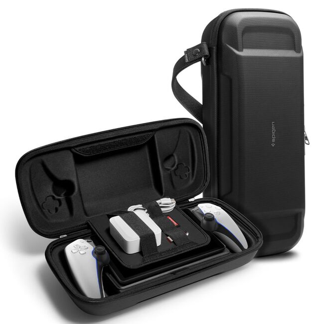 Husa Sony Playstation Portal Spigen Rugged Armor Pro, negru