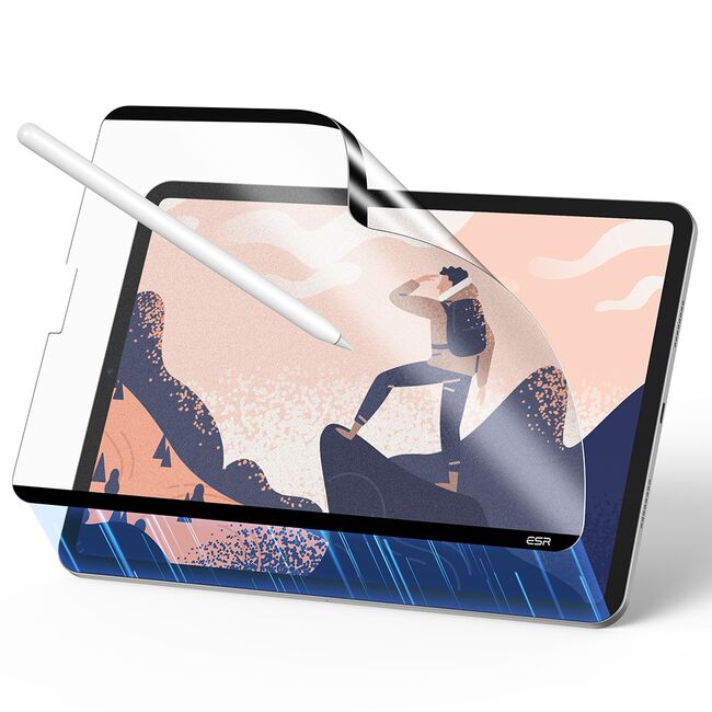 Folie iPad Pro 12.9 2018 / 2020 / 2021 / 2022 ESR Paper-Feel Magnetic, transparent