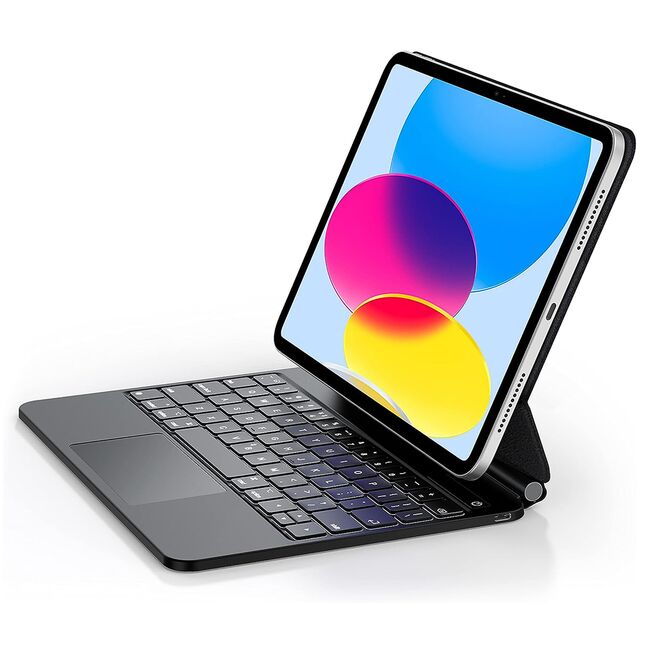 Husa + tastatura iPad 11 2025, iPad 10 2022 ESR Rebound Magnetic, negru