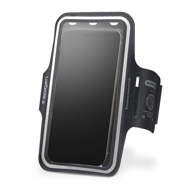 Husa telefon alergare brat Spigen A703, 6.9", negru