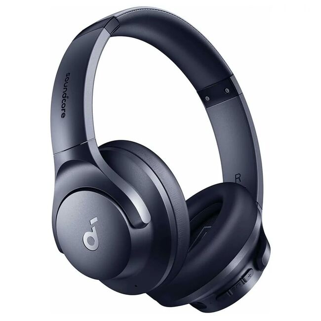 Casti Wireless Over-Ear Anker Soundcore Life Q20i, Hybrid Active Noise Cancelling, Big Bass, Transparency Mode, Albastru