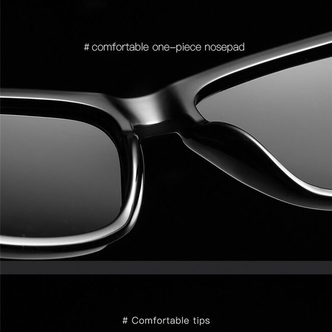 Ochelari de soare barbati polarizati Techsuit, negru, 0717