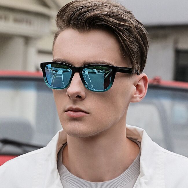 Ochelari de soare barbati polarizati Techsuit, negru, 0717