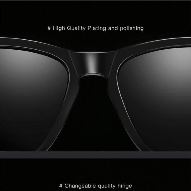 Ochelari de soare barbati polarizati Techsuit, negru, 0717