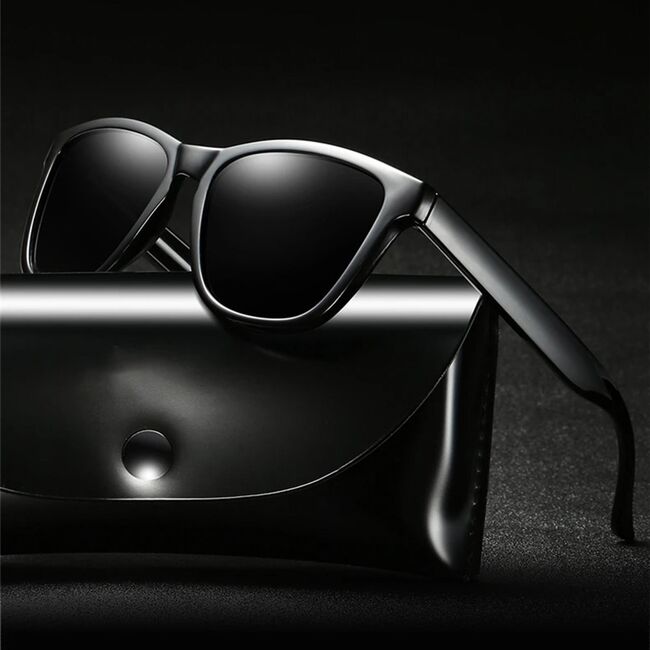 Ochelari de soare barbati polarizati Techsuit, negru, 0717