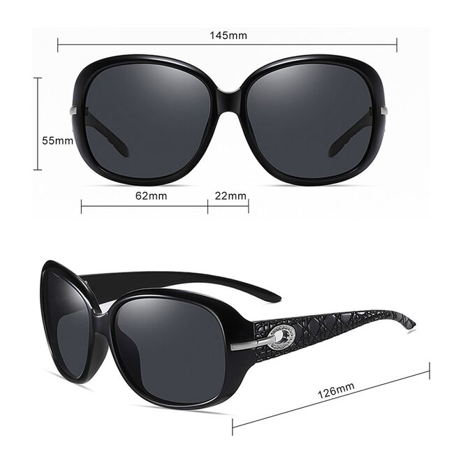 Ochelari de soare polarizati cu model Techsuit, mov, 2012