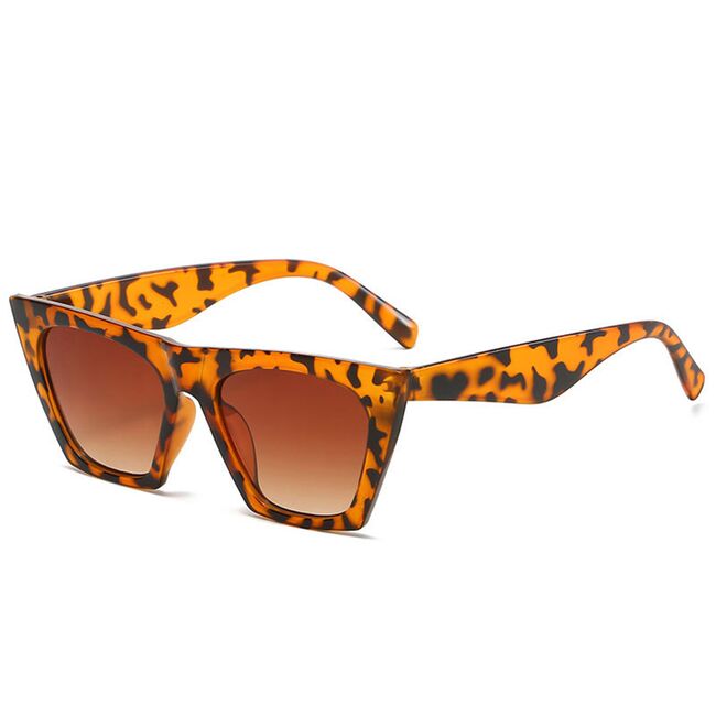 Ochelari de soare patrati dama Techsuit, leopard, 5154