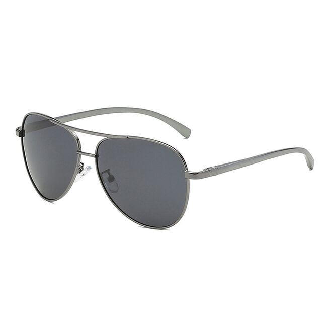 Ochelari aviator polarizati barbati Techsuit, gun negru, 2150