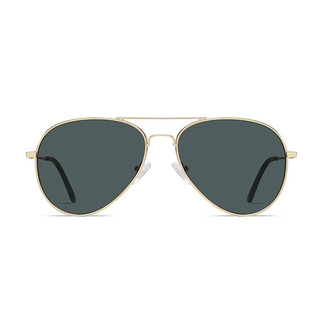 Ochelari de soare aviator unisex Techsuit, verde, 3025