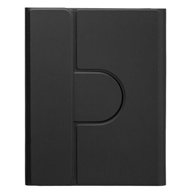 Husa cu tastatura iluminata wireless pentru  iPad 11 2025, iPad 10 2022, rotativa 360, negru