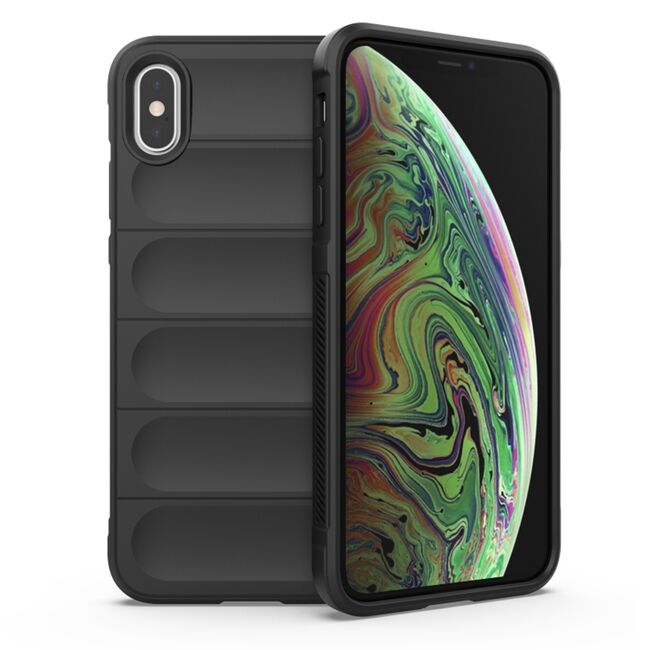 Husa iPhone X / XS, iPhone 10 Techsuit Magic Shield, negru