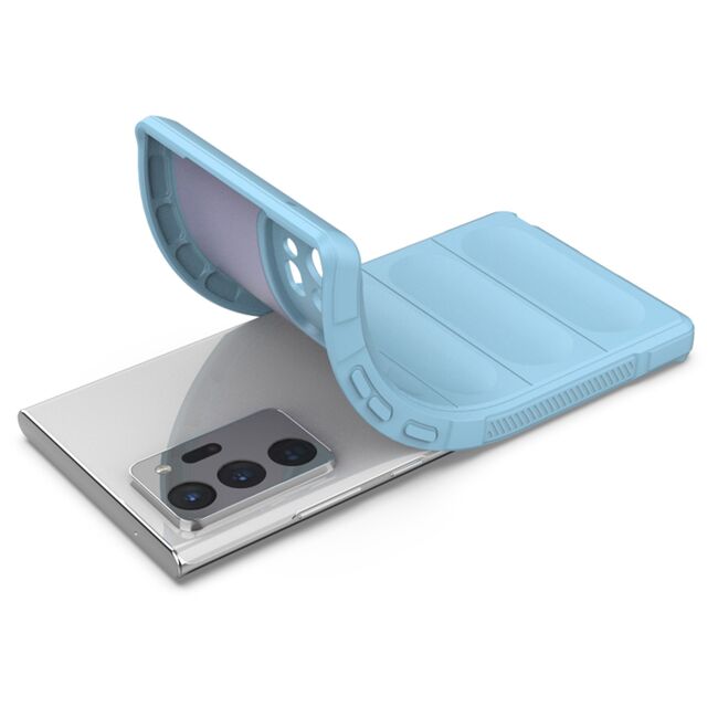 Husa pentru  Samsung Galaxy Note 20 Ultra Liquid Silicone, Microfibre Lining, Non-Slip Airbag Design, mov