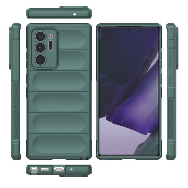 Husa pentru  Samsung Galaxy Note 20 Ultra Liquid Silicone, Microfibre Lining, Non-Slip Airbag Design, mov