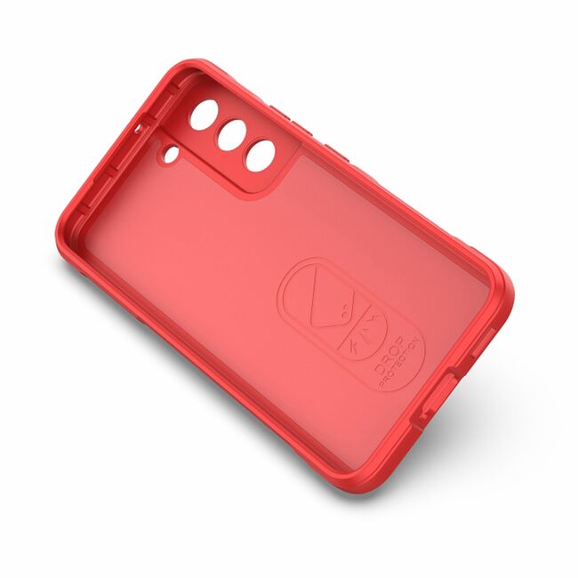 Husa pentru  Samsung Galaxy S22 5G Liquid Silicone, Microfibre Lining, Non-Slip Airbag Design, rosu