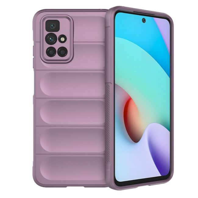 Husa pentru  Xiaomi Redmi 10 Liquid Silicone, Microfibre Lining, Non-Slip Airbag Design, mov
